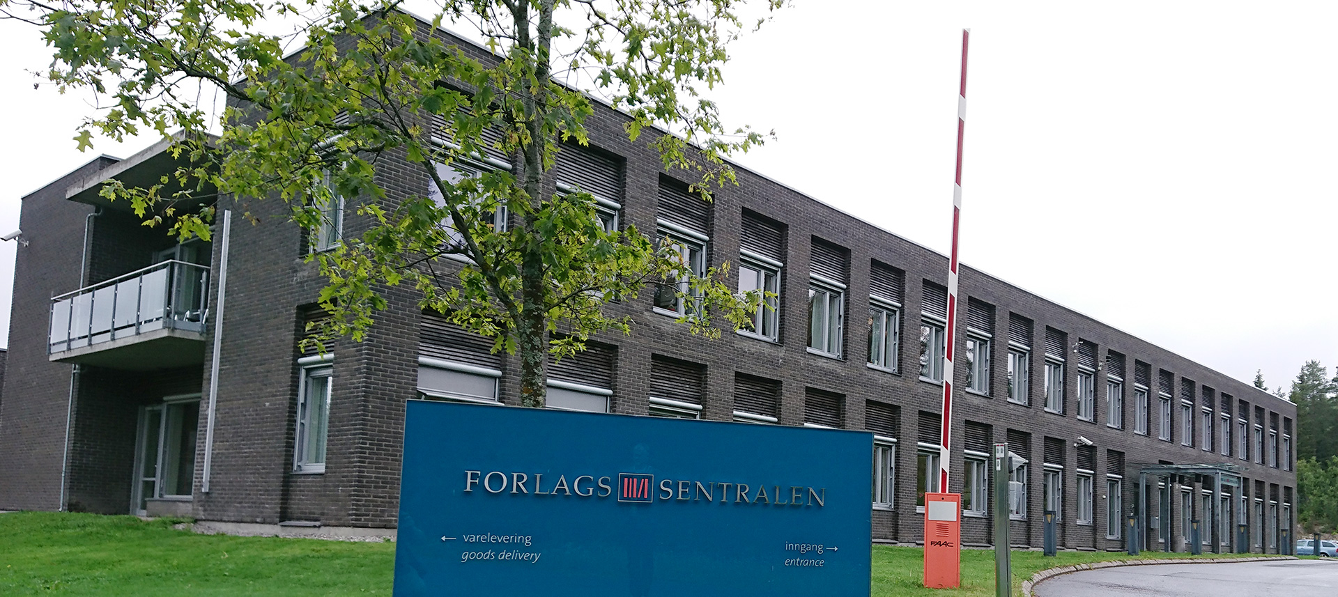 Forlagssentralens kontorer i Oppegård